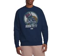 Star Wars Sweat-Shirt Unisexe Star Wars Retro Boba, Bleu Marine, XXL