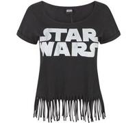Star Wars - T-shirt à franges avec logo - Femme - UTNS4258 Noir G