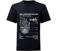 Star Wars - T-shirt - Adulte (2XL) (Noir) - UTHE100 Noir G