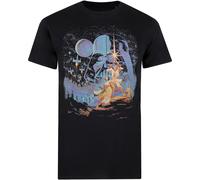 Star Wars T-Shirt Affiche Rétro Moyen Male