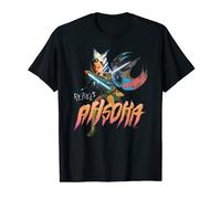 Star Wars T-Shirt Ahsoka Tano Rebelles de la Guerre des Étoiles - Unisex Adulte Noir Taille S