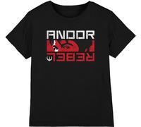 Star Wars - T-shirt "Andor Rebel Spy" pour enfants TV3465 (128) (Noir)