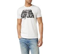 Star Wars T-Shirt avec Logo rétro pour Homme, Rouge (Bordeaux), Taille M