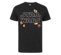 Star Wars - T-shirt badges Les Derniers Jedi - Homme (NS4398)