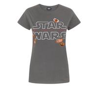 Star Wars - T-shirt badges ´The Last Jedi´ - Femme (NS4746)