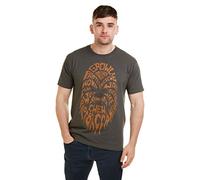 Star Wars T-Shirt Chewbacca Text pour Homme, Noir (Anthracite), L UK
