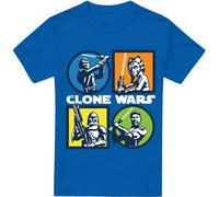 Star Wars - T-shirt "Clone Wars" pour homme TV3761 (XL) (Bleu roi)