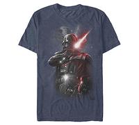 Star Wars T-Shirt Dark Vador Dark Lord pour Jeune Homme, Navy Heather, Taille 3XL