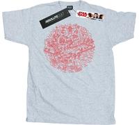 Star Wars - T-shirt "Death Star" pour homme BI46202 (XL) (Gris)