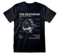 Star Wars - T-Shirt Death Star Sketch - Taille M G