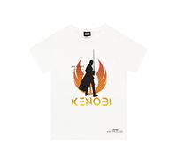 Star Wars T-Shirt Garçon Obi Wan Kenobi Blanc 3-4 Ans