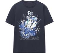 Star Wars - T-shirt homme/femme unie TV16997 (XL) (Bleu marine)