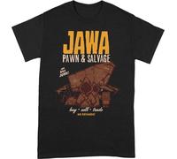 Star Wars - T-shirt "Jawa Pawn & Salvage" pour homme/femme unie BI264 (L) (Noir/Jaune/Brun)