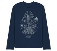 Star Wars - T-shirt manches longues MILLENIUM LINES - Adulte (TV28598)
