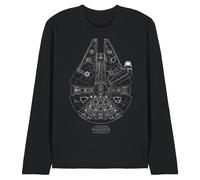 Star Wars - T-shirt manches longues MILLENIUM LINES - Adulte (TV28598)