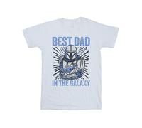 Star Wars - T-shirt MANDALORIAN BEST DAD GALAXY - Homme (BI52005)