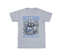 Star Wars - T-shirt MANDALORIAN BEST DAD GALAXY - Homme (BI52005)
