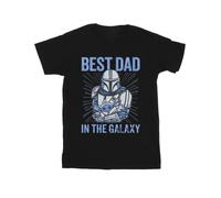 Star Wars - T-shirt MANDALORIAN BEST DAD GALAXY - Homme (BI52005)