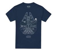 Star Wars - T-shirt MILLENIUM LINES - Adulte (TV29126)