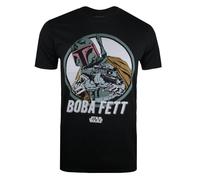 Star Wars - T-shirt motif Boba Fett style rétro - Homme (TV876)