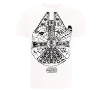 Star Wars - T-shirt motif Faucon Millennium - Homme (TV444)
