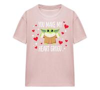 Star Wars - T-shirt motif Grogu YOU MAKE MY HEART - Femme (TV23865)