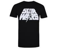 Star Wars - T-shirt motif logo style rétro - Homme (TV452)