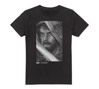 Star Wars - T-shirt motif Obi-Wan Kenobi style portrait monochrome - (TV5111)
