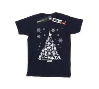 Star Wars - T-shirt motif/style sapin de Noël - Homme (BI46076)