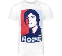 Star Wars - T-shirt officiel Luke Skywalker 'A New Hope' - Homme (M) (Blanc) - UTNS4756 Blanc G