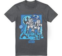 Star Wars - T-shirt "Papercut" pour homme TV3755 (M) (Charbon de bois)
