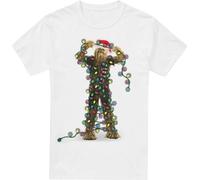Star Wars - T-shirt pour homme - design de Noël TV3452 (XL) (Blanc)