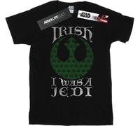 Star Wars - T-shirt pour homme "Irish I Was A Jedi" BI46539 (5XL) (Noir)