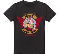 Star Wars - T-shirt pour homme "Red Leader" TV3758 (S) (Noir)