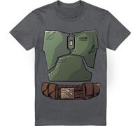 Star Wars - T-shirt pour homme TV3869 (XXL) (Charbon de bois)
