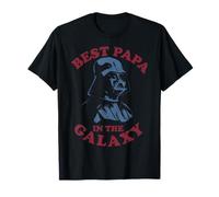 Star Wars T-Shirt Retro Darth Vader Papa Noir Unisex Adulte S