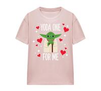 Star Wars - T-shirt Saint-Valentin motif Bébé Yoda ONE FOR ME - Femme (TV24013)