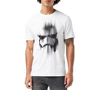 Star Wars Trooper Mask T-Shirt, Blanc, L Homme