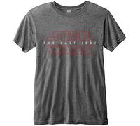 Star Wars - T-Shirt # Xxl Grey Unisex # Episode VIII the Last Jedi Logo