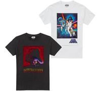 Star Wars T-Shirts 2Pk Classique Moyen Male