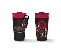 Star Wars Tasse à café de voyage (May The Force Be with You) 473,6 g - Tasse à café de voyage isotherme en métal - Cadeau pour homme et femme - Cadeau pour garçons et filles - Produit officiel