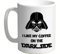 Star Wars - Tasse à café "I Like My Coffee On The Dark Side" PM12035 (Taille unique) (Noir)