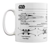 Star Wars Tasse Esquisse X-wing Blanc Blanc G