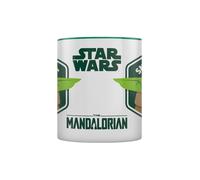 Star Wars Tasse The Mandalorian Snack Time Intérieur De Couleur Verte Blanc