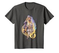 Star Wars The Acolyte High Republic Group Poster T-Shirt, Enfant, Asphalte, 6 Ans