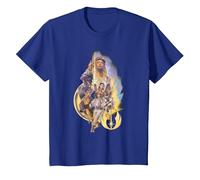 Star Wars The Acolyte High Republic Group Poster T-Shirt, Enfant, Bleu Royal, 3 Ans