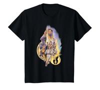 Star Wars The Acolyte High Republic Group Poster T-Shirt, Enfant, Noir, 12 Ans