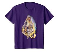Star Wars The Acolyte High Republic Group Poster T-Shirt, Enfant, Violet, 2 Ans