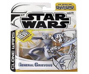 Star Wars The Animated Series GENERAL GRIEVOUS Figure Clone Wars 2003 by Hasbro