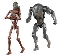 Star Wars The Black Series C-3PO avec corps de droïde de bataille B1 et figurines droïdes de bataille, 15 cm, L'attaque des clones